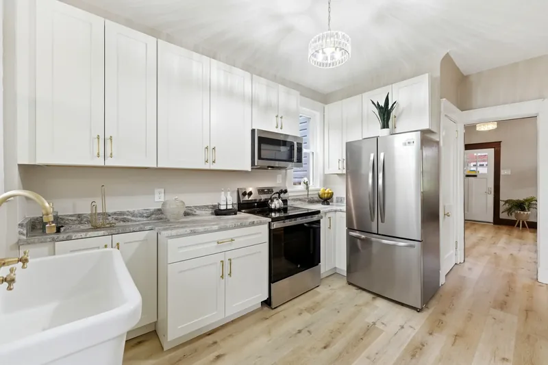 After renovation: Biltmore Ave kitchen in Dormont