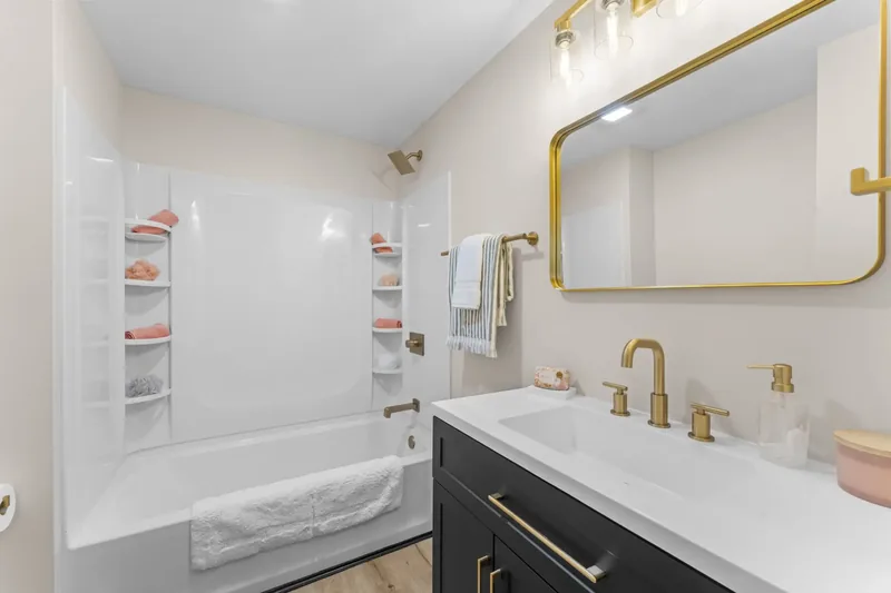 After renovation: bathroom one at 1806 Trimble Ave, Port Vue