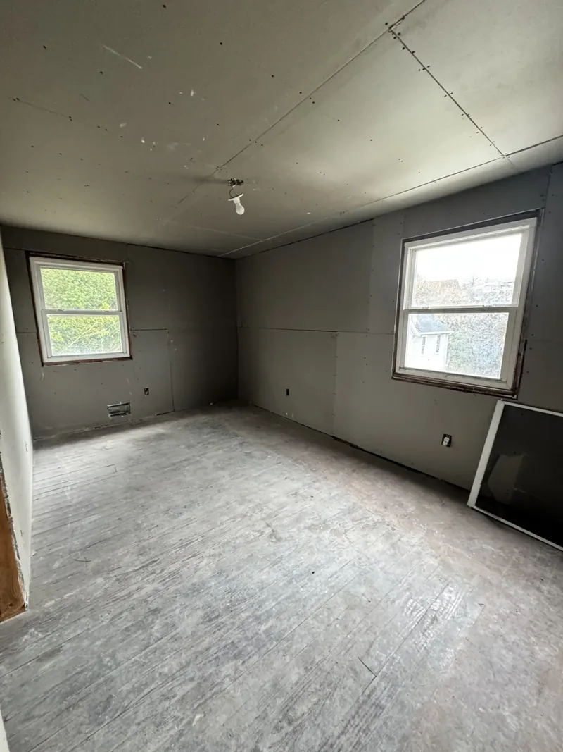 Before renovation: bedroom at 1806 Trimble Ave, Port Vue