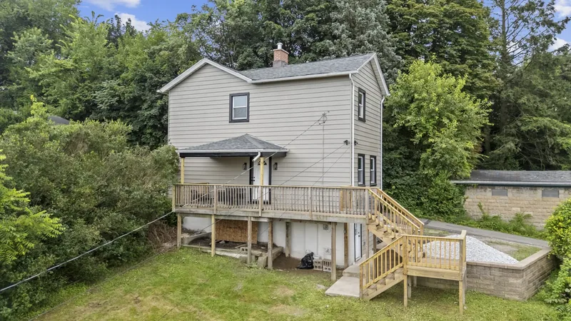 After renovation: exterior at 1806 Trimble Ave, Port Vue