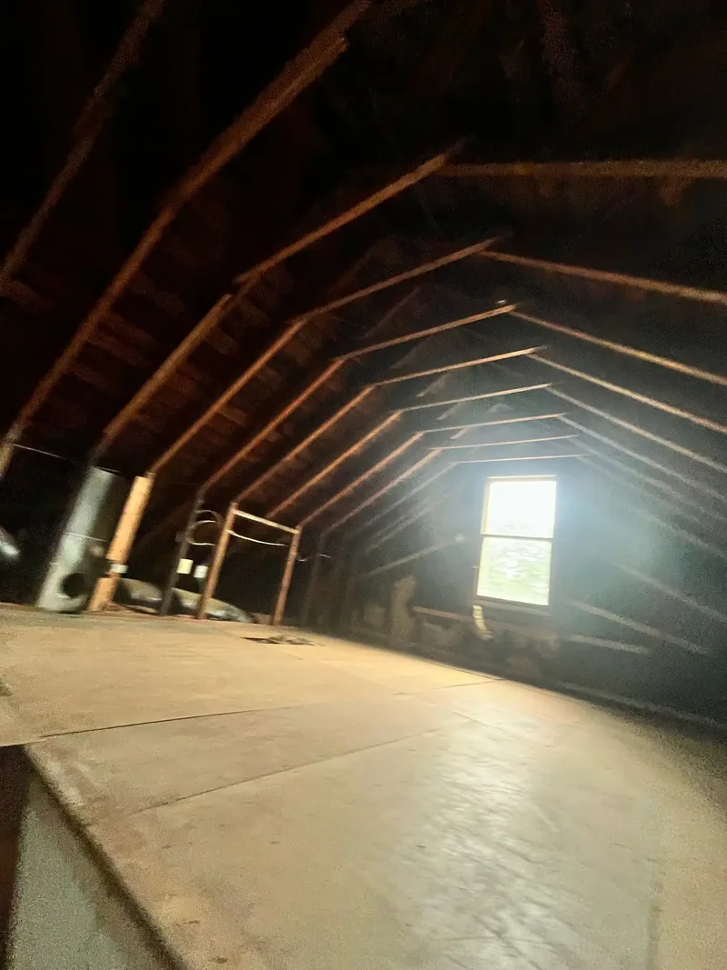 Before renovation: attic conversion two at 25 Locust Ln, Upper St. Clair