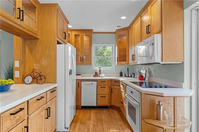 After renovation: kitchen one at 25 Locust Ln, Upper St. Clair