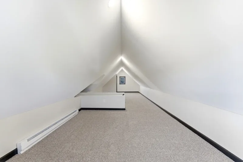 After renovation: attic at 406 35th St, McKeesport