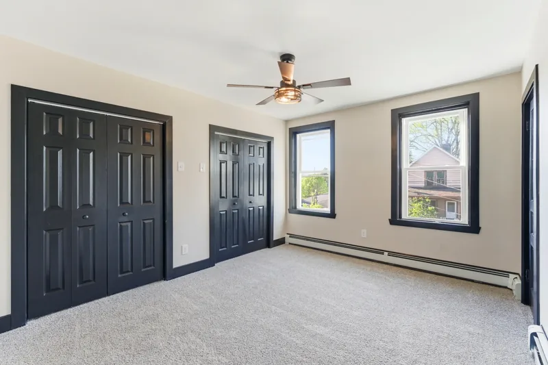 After renovation: bedroom at 406 35th St, McKeesport