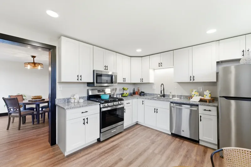 After renovation: kitchen one at 406 35th St, McKeesport