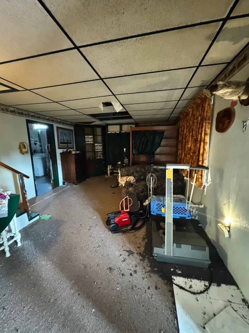 Before renovation: basement at 498 Taylor St, North Versailles