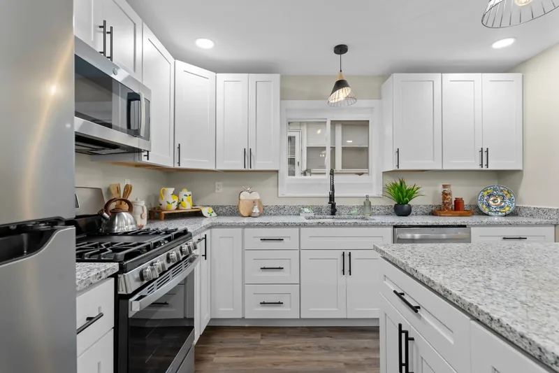 After renovation: kitchen at 5824 Holsing St, Elizabeth