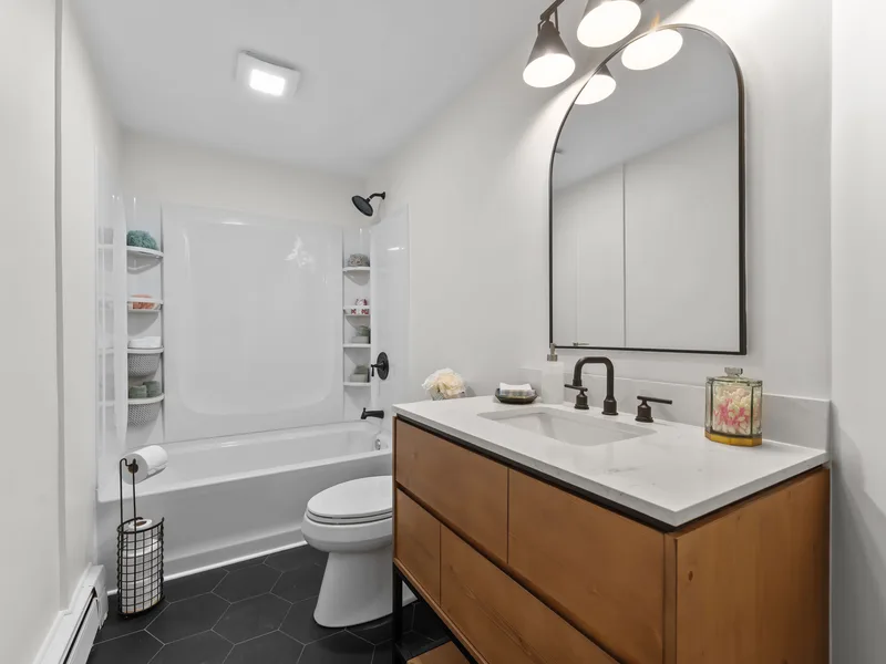 After renovation: bathroom at 704 Heath St, Elizabeth