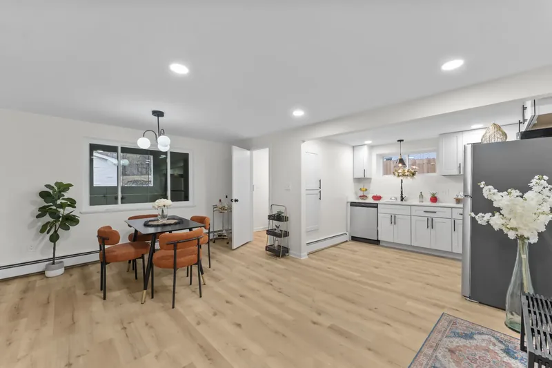 After renovation: dining room at 704 Heath St, Elizabeth