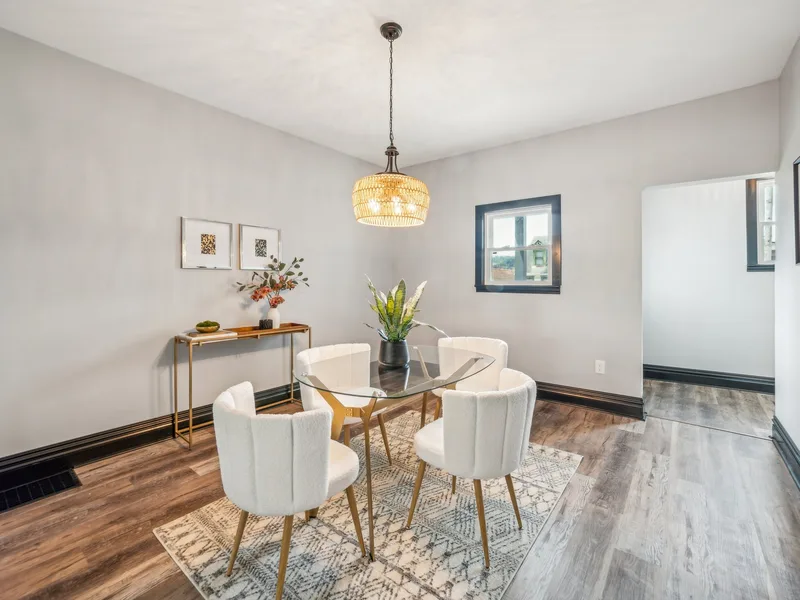 814 Ohio Ave, Glassport. Dining room. Bought and renovated by Tara.