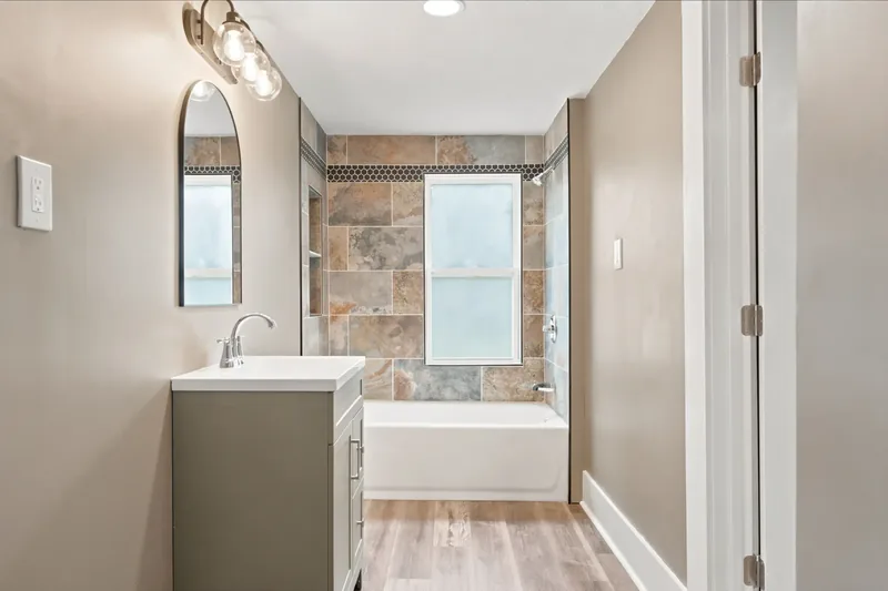 After renovation: bathroom at 905 Rebecca St, Port Vue
