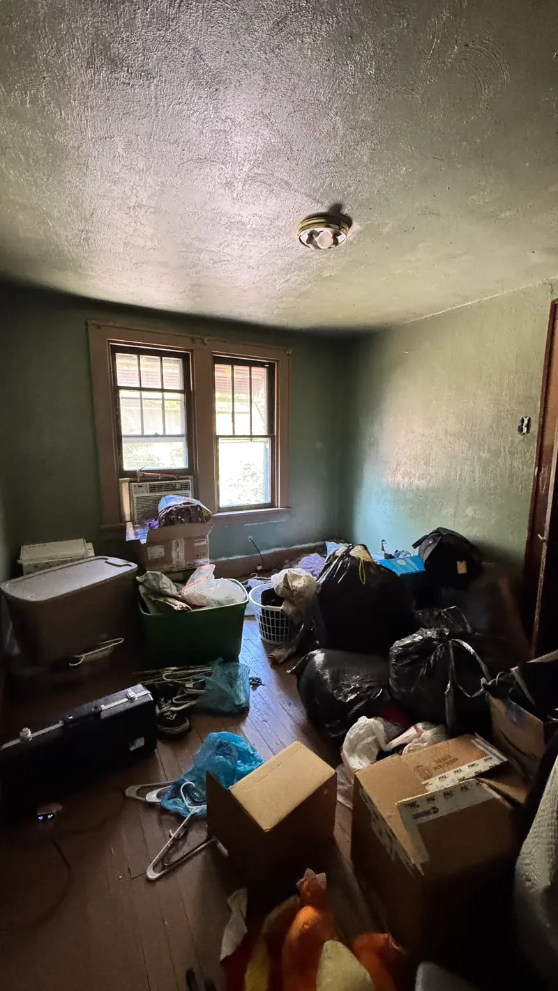 Before renovation: bedroom two at 905 Rebecca St, Port Vue