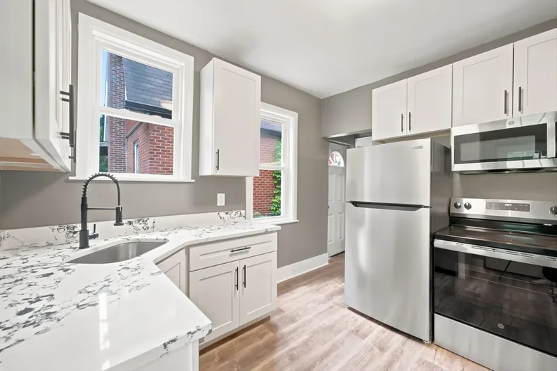 After renovation: kitchen at 905 Rebecca St, Port Vue