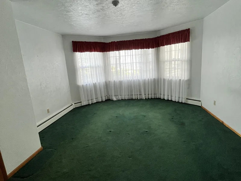 A home I renovated. The bedroom, before.